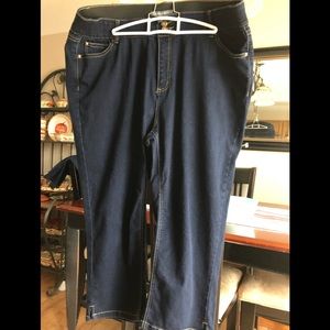 Jessica London denim capris size 18W